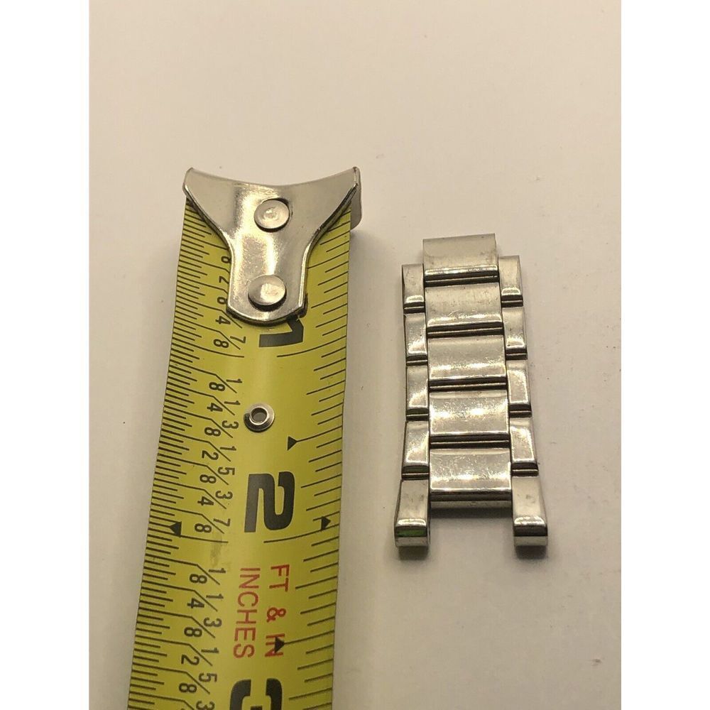 Michael Kors Watch Parts Partial Band Links No Clasp Silver Tone 16mm PJ403
